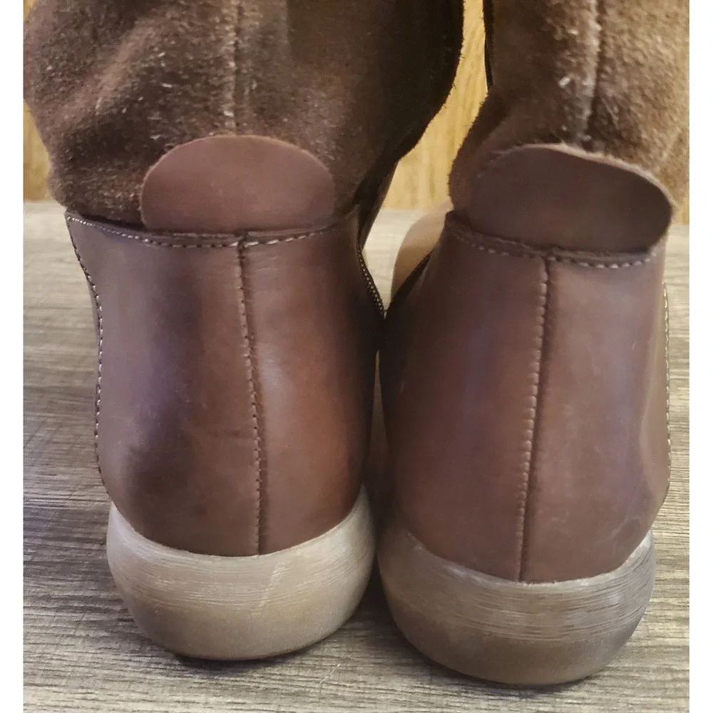 Easy Spirit Welsie Side Zip Boots Women's Size 10 Brown‎